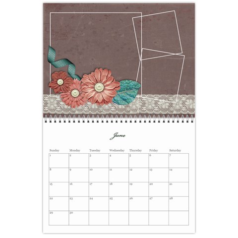 Flowers 2025 Calendar By Mikki Jun 2025