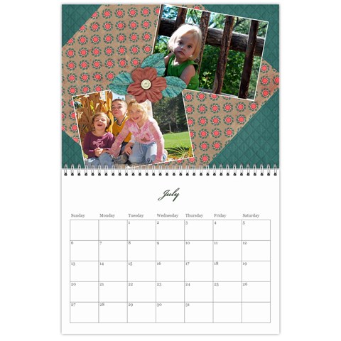 Flowers 2025 Calendar By Mikki Jul 2025
