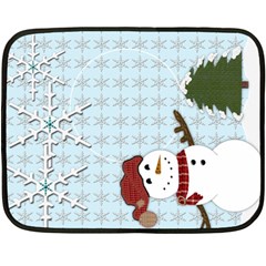 Holiday gift fleece blanket (4 styles) - Fleece Blanket (Mini)