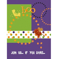 Halloween Invitation w/ photo - Greeting Card 4.5  x 6 