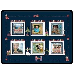 Happy Holidays Christmas Gift Extra Large Fleece Blanket (4 styles) - Fleece Blanket (Large) Happy Holidays Christmas Gift Extra Large Fleece Blanket (4 styles) - Fleece Blanket (Large)