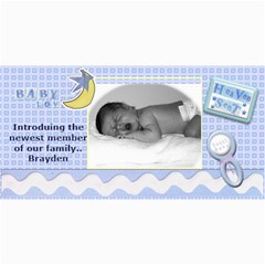 Baby Boy Announcement Template