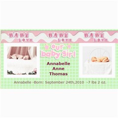 Baby Girl Announcement Template