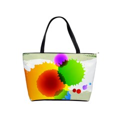 Painted Handbag - Classic Shoulder Handbag