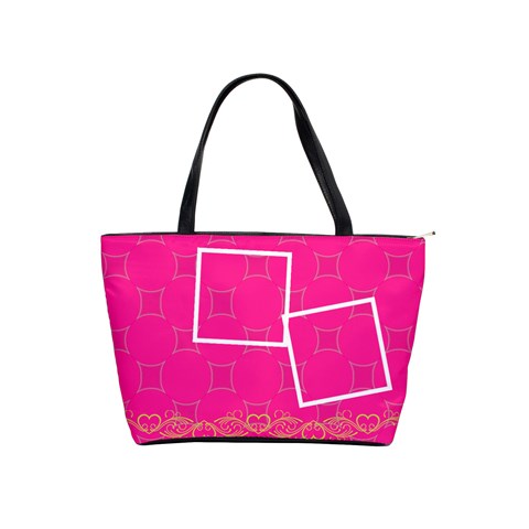 Pink Shoulder Handbag By Jorge Front