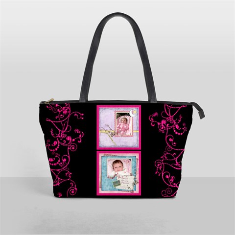 Funky Fuschia Shoulder Bag By Catvinnat Front