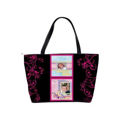 Funky Fuschia Shoulder Bag By Catvinnat Back