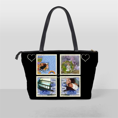 Heritage Hearts Classic Shoulder Bag By Catvinnat Back