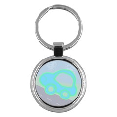 car keychain - Key Chain (Round)