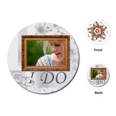 I do - Playing Cards Single Design (Round)