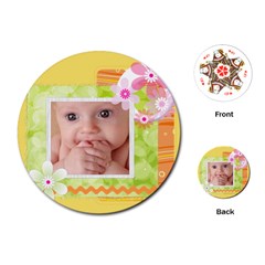 Flower Card - Playing Cards Single Design (Round) Flower Card - Playing Cards Single Design (Round)