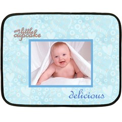 100% love baby boy mini fleece - Fleece Blanket (Mini)