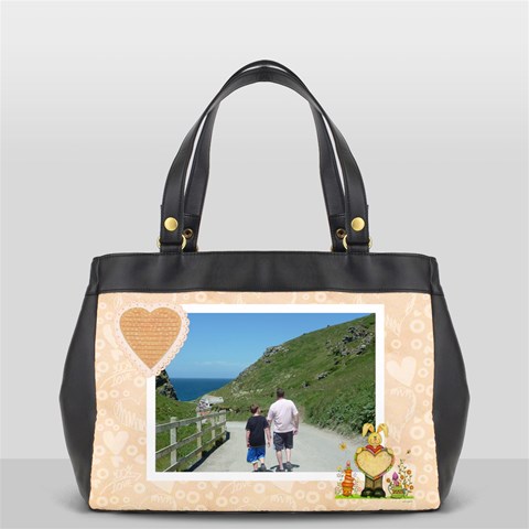 100% Love Heart Oversized Handbag By Catvinnat Front