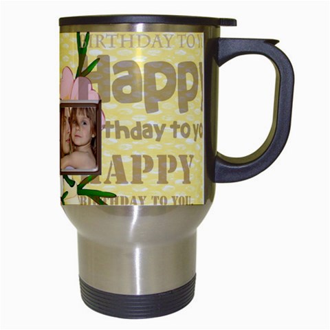 Happy Birthday Mug By Wood Johnson Right