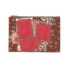 cosmetics bag large_pretty little girl - Cosmetic Bag (Large)