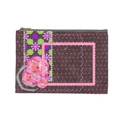 cosmetics bag large_little lady - Cosmetic Bag (Large)