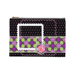 cosmetics bag large_little lady - Cosmetic Bag (Large) cosmetics bag large_little lady - Cosmetic Bag (Large)