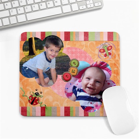 Spring Mousepad With 2 Photo Spots By Starr Front