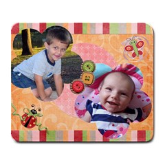 Spring Mousepad with 2 photo spots - Large Mousepad