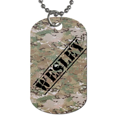 Wesleys Dog Tag By Crystal Harmon Front