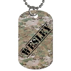 Wesleys dog tag - Dog Tag (One Side)