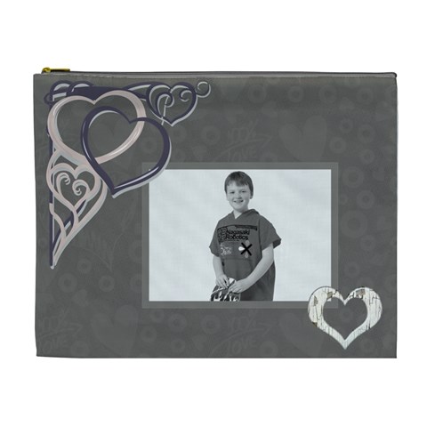 What A Sweetheart Cosmetic Bag By Catvinnat Front