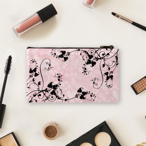Bridal Cosmetic Bag Pink By Catvinnat Back