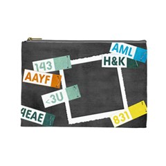 Text Messages (7 styles) - Cosmetic Bag (Large)