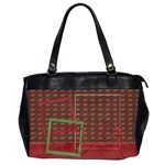 Teacher Bag - Oversize Office Handbag (2 Sides)