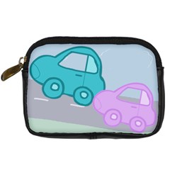 cars - Digital Camera Leather Case