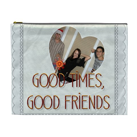 Friends Xl Cosmetic Bag By Lil Front