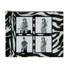 Classic Zebra Cosmetic Case - Cosmetic Bag (XL)