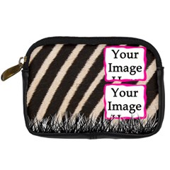 Zebra skin - Camara leather case - Digital Camera Leather Case