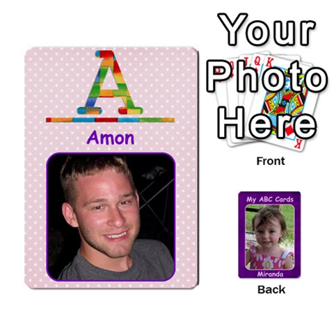 Abc Family Cards For Miranda By Debra Macv Front - Spade2