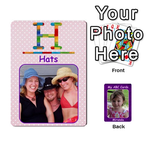 Abc Family Cards For Miranda By Debra Macv Front - Heart7