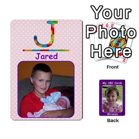 Abc Family Cards For Miranda By Debra Macv Front - Heart10