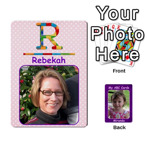 King Abc Family Cards For Miranda By Debra Macv Front - DiamondK