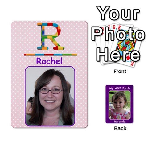 Ace Abc Family Cards For Miranda By Debra Macv Front - DiamondA