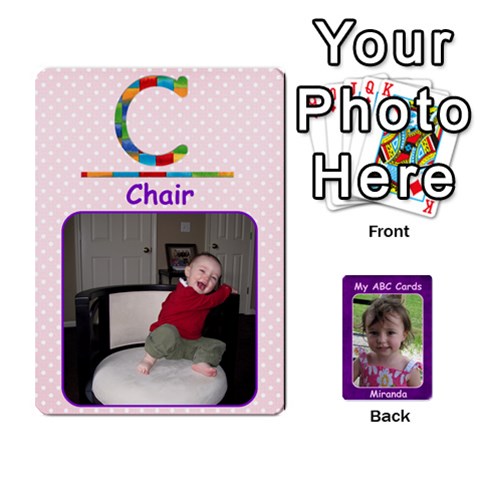 Abc Family Cards For Miranda By Debra Macv Front - Spade6