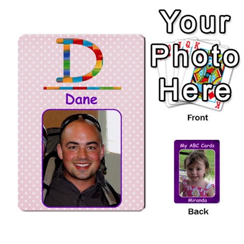 Abc Family Cards For Miranda By Debra Macv Front - Spade7
