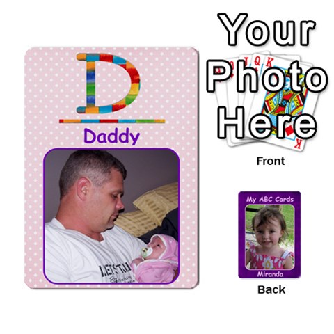 Abc Family Cards For Miranda By Debra Macv Front - Spade8