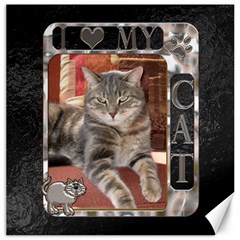 Cat 16x16 Canvas #2
