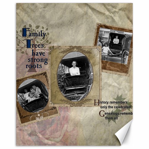 Family Tree 16x20 Canvas By Lil 15.75 x19.29  Canvas - 1