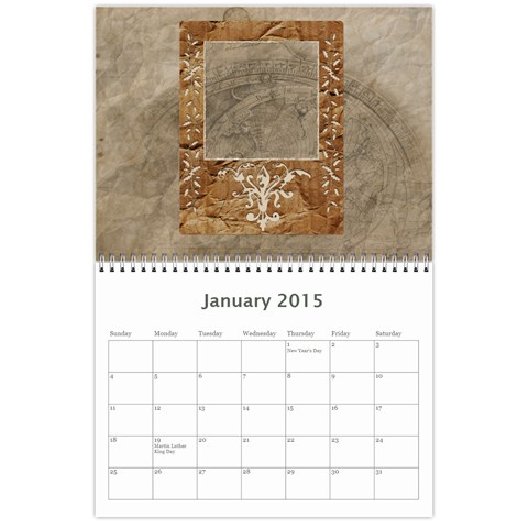 Family Tree Calendar By Lil Jan 2015