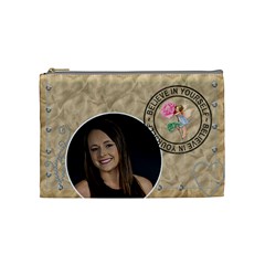 Believe Medium Cosmetic Bag (7 styles) - Cosmetic Bag (Medium)