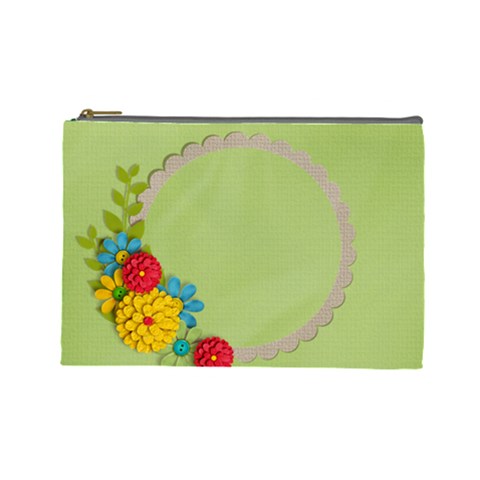 Flowers Cosmetic Case Front