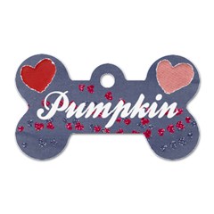 Hearts Dog Tag - Dog Tag Bone (Two Sides)