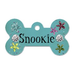 Flowers & Diamonds Dog Tag