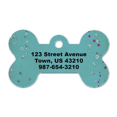 Flowers & Diamonds Dog Tag By Mikki Back
