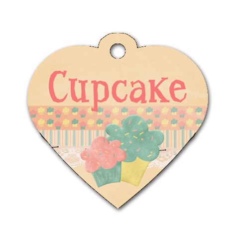 Cupcake Dog Tag By Tien Nguyen Front